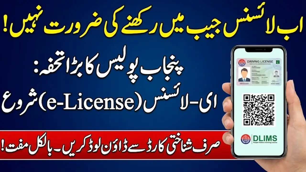 DLIMS e-License Punjab Complete Download Proces Use with CNIC